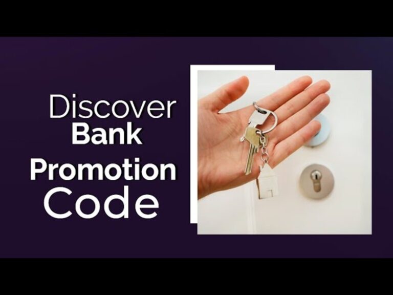 discover bank promotion code